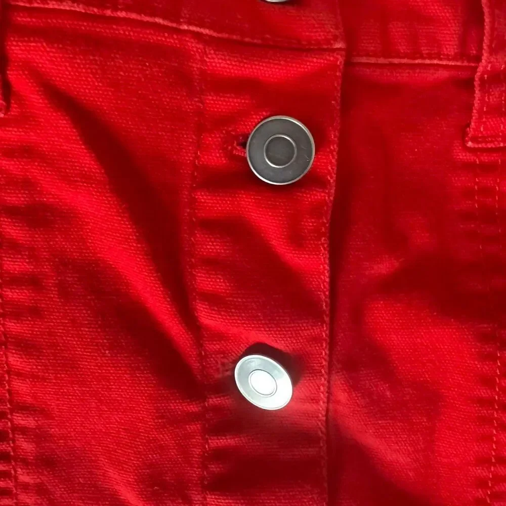 Jcrew Women's Red Skirt